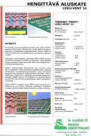 LEKU-VENT
sivu 2/2  &raquo; Klikkaa avataksesi suurempana ->